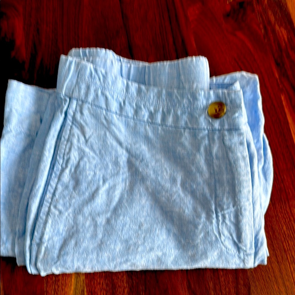 J. Jill Cropped Linen Pants